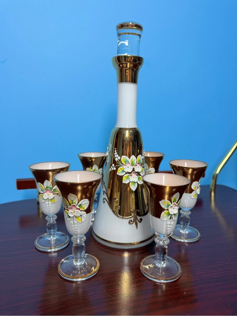 Bohemian vintage glass